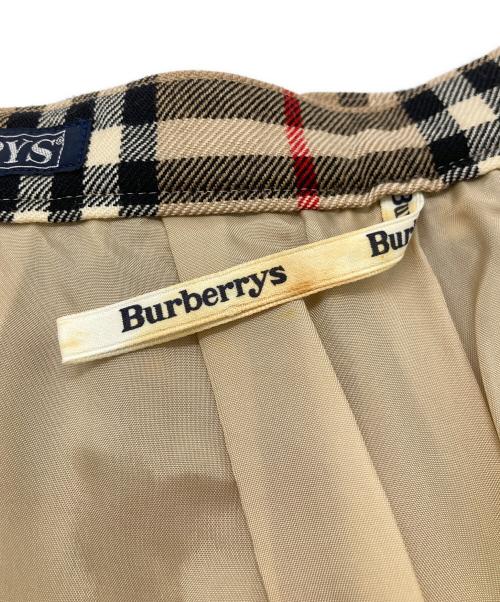 Burberry's（バーバリーズ）Burberry's (バーバリー) ノバチェックスカート ブラウン サイズ:表記がないため不明の古着・服飾アイテム