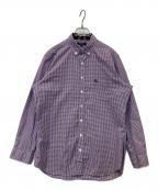 BURBERRY LONDONバーバリーロンドン）の古着「ギンガムチェックシャツ　A1M40-814-35」｜パープル