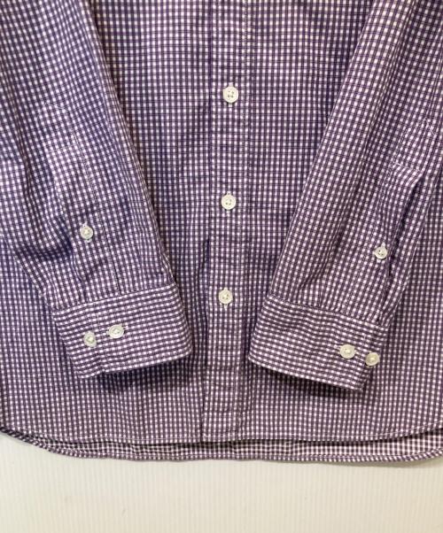 BURBERRY LONDON（バーバリーロンドン）BURBERRY LONDON (バーバリーロンドン) ギンガムチェックシャツ　A1M40-814-35 パープル サイズ:Mの古着・服飾アイテム