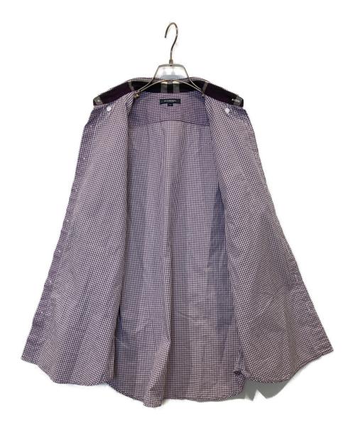 BURBERRY LONDON（バーバリーロンドン）BURBERRY LONDON (バーバリーロンドン) ギンガムチェックシャツ　A1M40-814-35 パープル サイズ:Mの古着・服飾アイテム