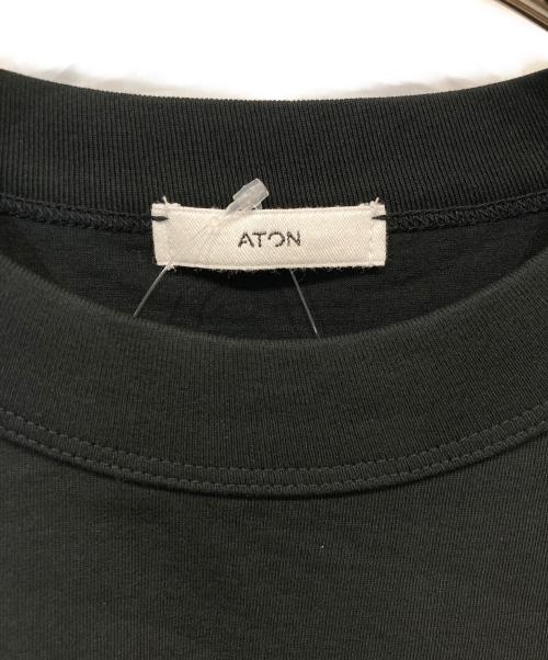ATON（エイトン）ATON　 (エイトン) DRY COTTON JERSEY　8029385 ブラック サイズ:01(36) 未使用品の古着・服飾アイテム