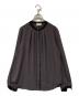 UNITED ARROWS（ユナイテッドアローズ）の古着「バイカラー パイピング ブラウス　1521-699-1348」｜グレー