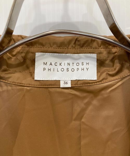 MACKINTOSH PHILOSOPHY（マッキントッシュ フィロソフィー）MACKINTOSH PHILOSOPHY (マッキントッシュ フィロソフィー) 撥水ポケッタブルコート　H5A21-360-52 ブラウン サイズ:36の古着・服飾アイテム