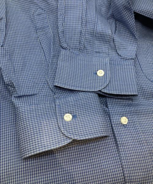 L.L.Bean（エルエルビーン）L.L.Bean (エルエルビーン) チェックシャツ ブルー サイズ:17-36の古着・服飾アイテム