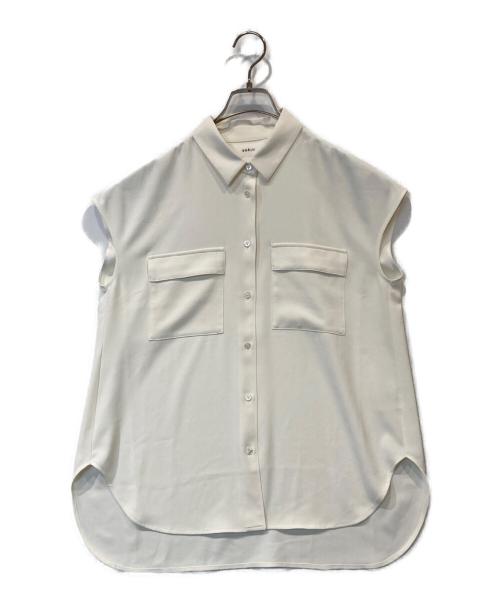 SOEJU（ソージュ）SOEJU (ソージュ) ヴィンテージサテンシャツ　S-00-SB-073 アイボリー サイズ:Mの古着・服飾アイテム