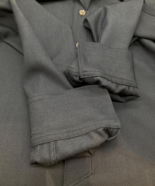 IRENISA（イレニサ）IRENISA (イレニサ) MIDDLE LENGTH SHIRT ミドル レングス シャツ IH-23FW-B023-ETT ネイビー サイズ:2の古着・服飾アイテム