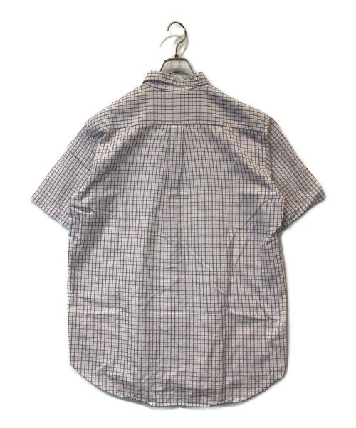 stussy（ステューシー）stussy (ステューシー) ロゴ刺繍シャツ ホワイト サイズ:Lの古着・服飾アイテム