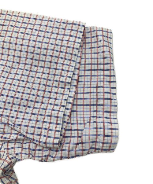 stussy（ステューシー）stussy (ステューシー) ロゴ刺繍シャツ ホワイト サイズ:Lの古着・服飾アイテム
