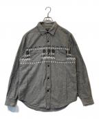 stussyステューシー）の古着「長袖シャツ」｜グレー