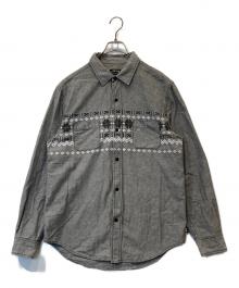stussy（ステューシー）の古着「長袖シャツ」｜グレー