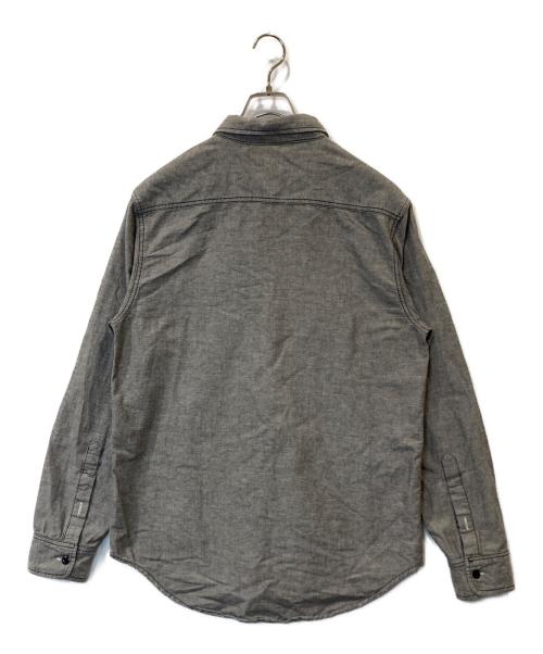 stussy（ステューシー）stussy (ステューシー) 長袖シャツ グレー サイズ:Lの古着・服飾アイテム
