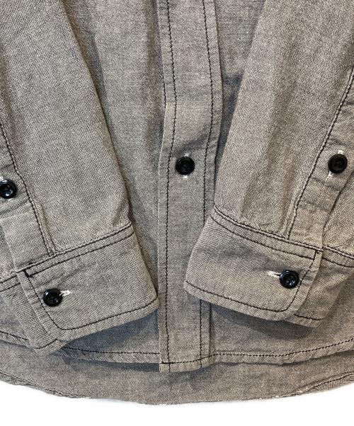 stussy（ステューシー）stussy (ステューシー) 長袖シャツ グレー サイズ:Lの古着・服飾アイテム
