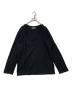 Yohji Yamamoto pour homme（ヨウジヤマモト プールオム）の古着「レイヤード風長袖カットソー HX-T50-086」｜ブラック
