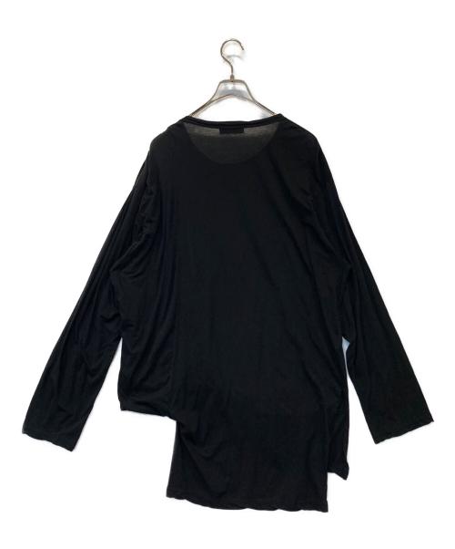 Yohji Yamamoto pour homme（ヨウジヤマモト プールオム）Yohji Yamamoto pour homme (ヨウジヤマモト プールオム) 長袖カットソー HZ-T78-999 ブラック サイズ:3の古着・服飾アイテム