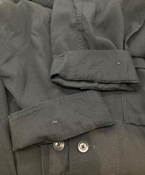 Yohji Yamamoto pour homme（ヨウジヤマモト プールオム）Yohji Yamamoto pour homme M-DOUBLE LEFT FRONT SHIRT BLOUSON エム ダブル レフト フロント シャツ ブルゾン HZ-Y03-220 ブラック サイズ:1の古着・服飾アイテム