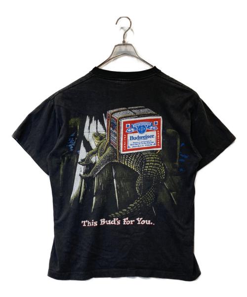 CHANGES（チェンジズ）CHANGES (チェンジズ) Budweiser プリントTシャツ ブラック サイズ:Lの古着・服飾アイテム