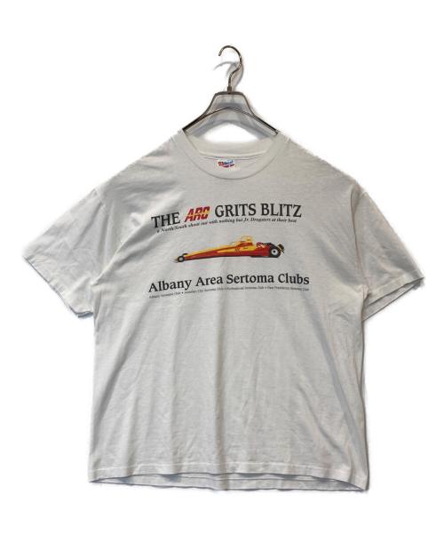 Hanes（ヘインズ）Hanes (ヘインズ) プリントTシャツ ホワイト サイズ:XLの古着・服飾アイテム