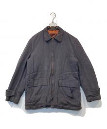 Buck Skein Joe（バック スカイン ジョー）の古着「中綿入りギャバジンコート」｜グレー