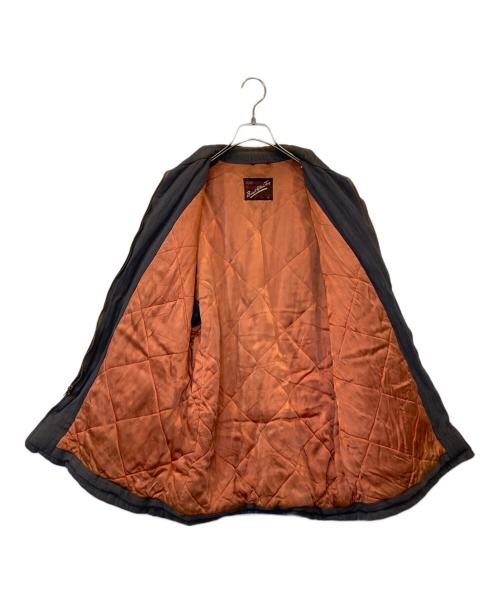 Buck Skein Joe（バック スカイン ジョー）Buck Skein Joe (バック スカイン ジョー) 中綿入りギャバジンコート グレー サイズ:表記がないため不明の古着・服飾アイテム