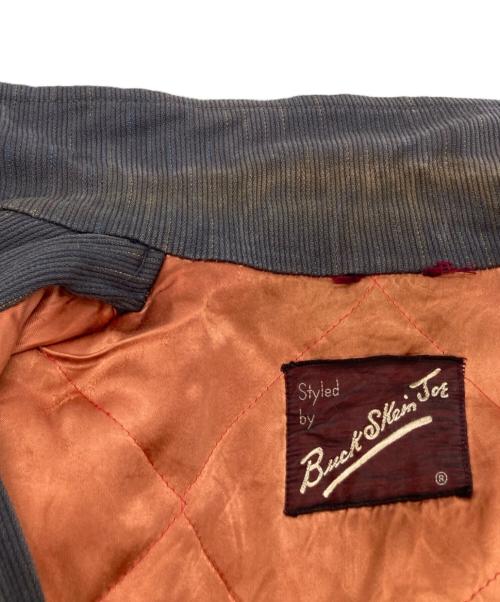 Buck Skein Joe（バック スカイン ジョー）Buck Skein Joe (バック スカイン ジョー) 中綿入りギャバジンコート グレー サイズ:表記がないため不明の古着・服飾アイテム