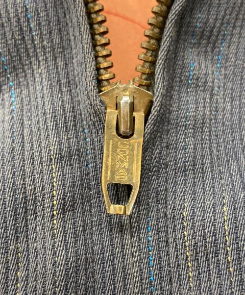 Buck Skein Joe（バック スカイン ジョー）Buck Skein Joe (バック スカイン ジョー) 中綿入りギャバジンコート グレー サイズ:表記がないため不明の古着・服飾アイテム
