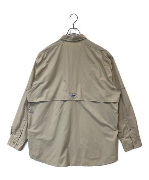 Columbia（コロンビア）Columbia (コロンビア) バハマ II ロングスリーブシャツ ベージュ サイズ:XLの古着・服飾アイテム