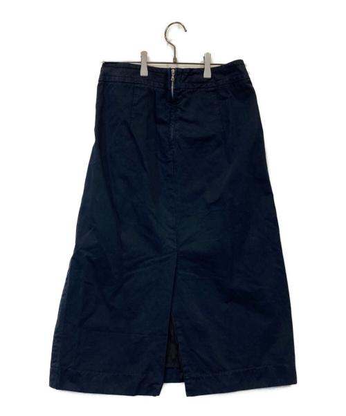 DRIES VAN NOTEN（ドリスヴァンノッテン）DRIES VAN NOTEN (ドリスヴァンノッテン) タックスカート ネイビー サイズ:表記がないため不明の古着・服飾アイテム