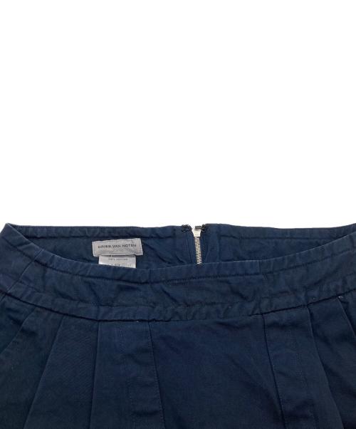 DRIES VAN NOTEN（ドリスヴァンノッテン）DRIES VAN NOTEN (ドリスヴァンノッテン) タックスカート ネイビー サイズ:表記がないため不明の古着・服飾アイテム
