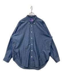 THE NORTHFACE PURPLELABEL（ザ・ノースフェイス パープルレーベル）の古着「Button Down Chambray Field Shirt　NTW3362N」｜インディゴ