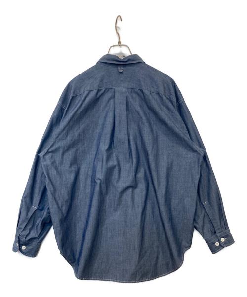 THE NORTHFACE PURPLELABEL（ザ・ノースフェイス パープルレーベル）THE NORTHFACE PURPLELABEL (ザ・ノースフェイス パープルレーベル) Button Down Chambray Field Shirt　NTW3362N インディゴ サイズ:WMの古着・服飾アイテム
