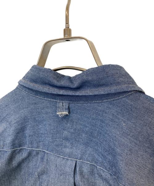 THE NORTHFACE PURPLELABEL（ザ・ノースフェイス パープルレーベル）THE NORTHFACE PURPLELABEL (ザ・ノースフェイス パープルレーベル) Button Down Chambray Field Shirt　NTW3362N インディゴ サイズ:WMの古着・服飾アイテム