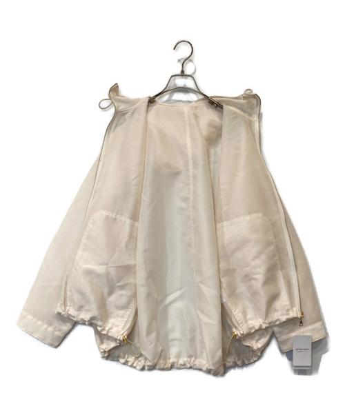 Noble（ノーブル）Noble (ノーブル) ミルキーシアーボリュームブルゾン 26011240102010 アイボリー サイズ:38の古着・服飾アイテム