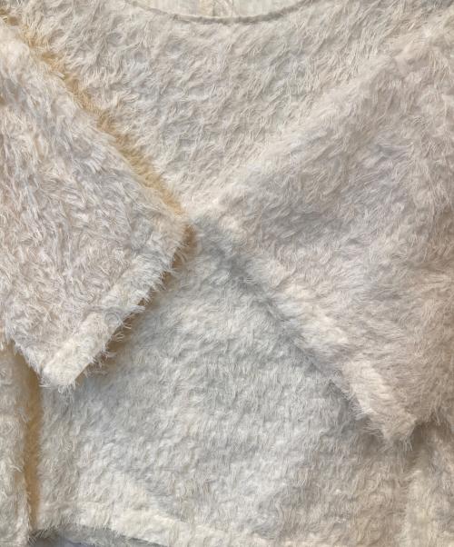 Spick and Span（スピック＆スパン）Spick and Span (スピック＆スパン) フェザーTブラウス 25051200221030 アイボリー サイズ:FREE 未使用品の古着・服飾アイテム