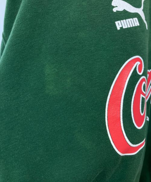 Coca Cola（コカコーラ）Coca Cola (コカコーラ) PUMA (プーマ) 90s スウェット グリーン サイズ:表記がないため不明の古着・服飾アイテム