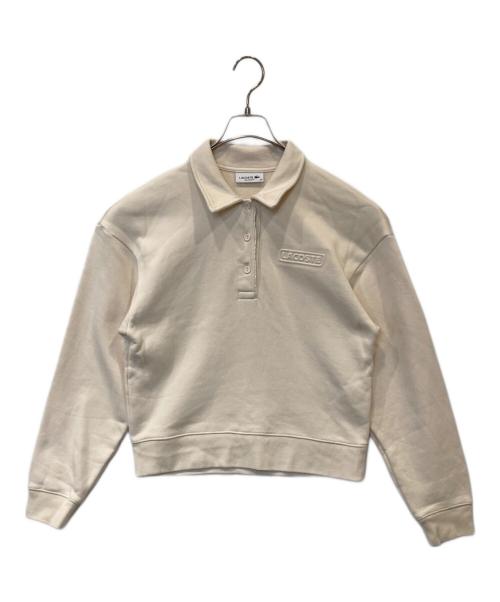 LACOSTE（ラコステ）LACOSTE (ラコステ) スウェットポロシャツ　SF0351 アイボリー サイズ:36の古着・服飾アイテム