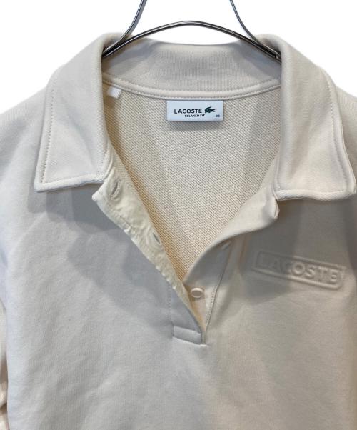 LACOSTE（ラコステ）LACOSTE (ラコステ) スウェットポロシャツ　SF0351 アイボリー サイズ:36の古着・服飾アイテム