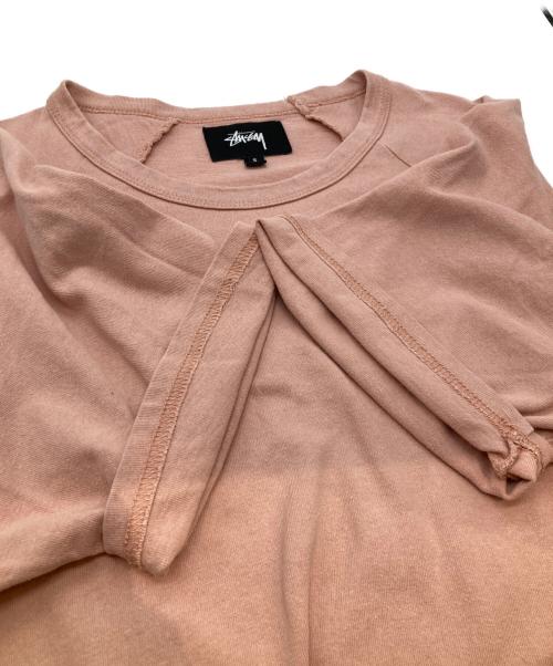 stussy（ステューシー）stussy (ステューシー) ラグランTシャツ 214434 ピンク サイズ:Sの古着・服飾アイテム