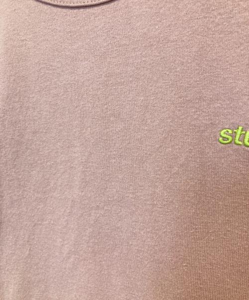 stussy（ステューシー）stussy (ステューシー) ラグランTシャツ 214434 ピンク サイズ:Sの古着・服飾アイテム