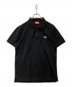DIESELディーゼル）の古着「T SMITH DOVAL PJ A03820 ポロシャツ」｜ブラック
