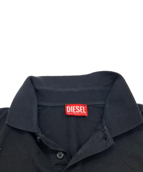 DIESEL（ディーゼル）DIESEL (ディーゼル) T SMITH DOVAL PJ A03820 ポロシャツ ブラック サイズ:XSの古着・服飾アイテム