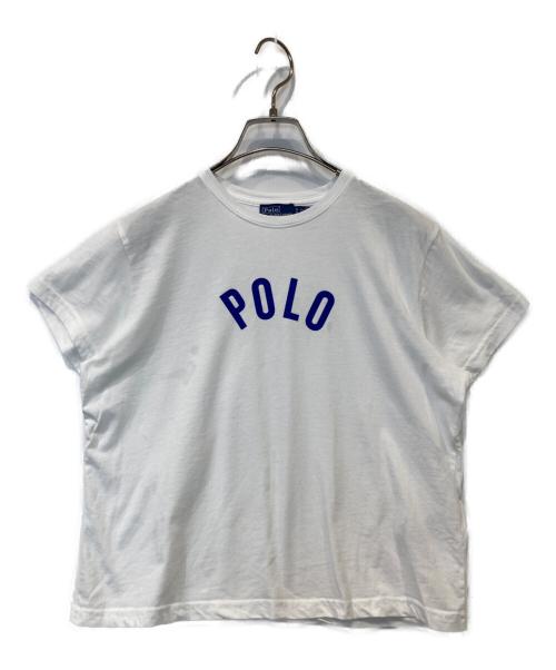 POLO RALPH LAUREN（ポロ・ラルフローレン）POLO RALPH LAUREN (ポロ・ラルフローレン) ロゴプリントTシャツ ホワイト サイズ:Sの古着・服飾アイテム