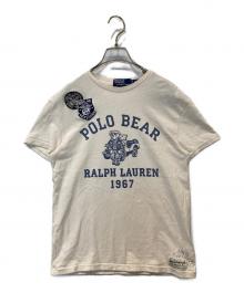 POLO BY RALPH LAUREN（ポロ バイ ラルフローレン）の古着「クラシック フィット Polo ベア ジャージー Tシャツ」｜ホワイト