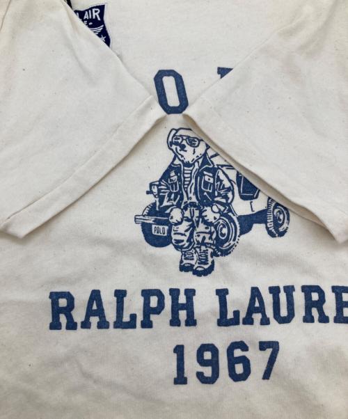 POLO BY RALPH LAUREN（ポロ バイ ラルフローレン）POLO by RALPH LAUREN (ポロ バイ ラルフローレン) クラシック フィット Polo ベア ジャージー Tシャツ ホワイト サイズ:XSの古着・服飾アイテム