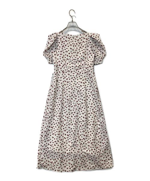 Snidel（スナイデル）Snidel (スナイデル) Sustainableフルーツプリントワンピース　SWFO262015 アイボリー サイズ: 0の古着・服飾アイテム