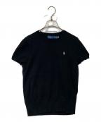 POLO by  RALPH LAURENポロ バイ ラルフローレン）の古着「半袖ニット」｜ブラック