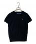 POLO by  RALPH LAUREN（ポロ バイ ラルフローレン）の古着「半袖ニット」｜ブラック