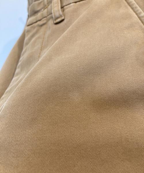 POLO by  RALPH LAUREN（ポロ バイ ラルフローレン）POLO by  RALPH LAUREN (ポロ バイ ラルフローレン) チノ ワイドレッグ パンツ ベージュの古着・服飾アイテム