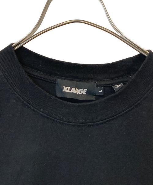 X-LARGE（エクストララージ）X-LARGE (エクストララージ) プリントTシャツ　101232011024 ブラック サイズ:Lの古着・服飾アイテム