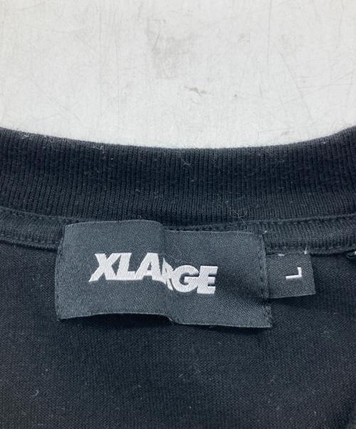 X-LARGE（エクストララージ）X-LARGE (エクストララージ) プリントTシャツ　101232011024 ブラック サイズ:Lの古着・服飾アイテム