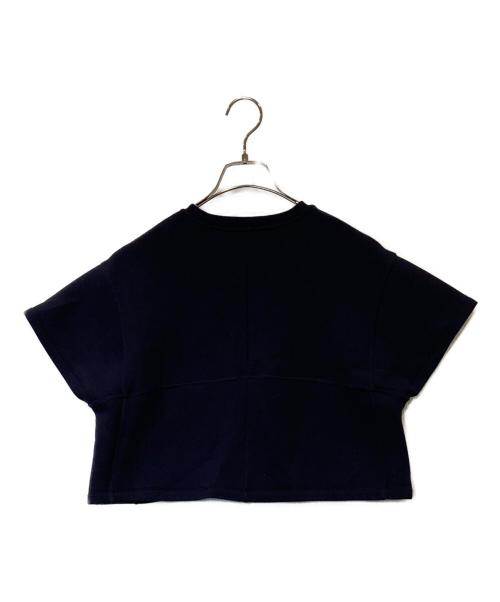 ESSENTIAL DOUBLE STANDARD CLOTHING（エッセンシャルダブルスタンダードクロージング）ESSENTIAL DOUBLE STANDARD CLOTHING (エッセンシャルダブルスタンダードクロージング) 半袖スウェット　2508-070-143C ネイビー サイズ:FREEの古着・服飾アイテム